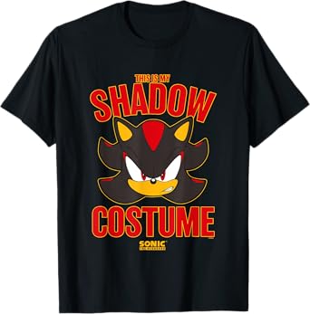 Sonic The Hedgehog Halloween This Is My Shadow Costume T-Shirt
