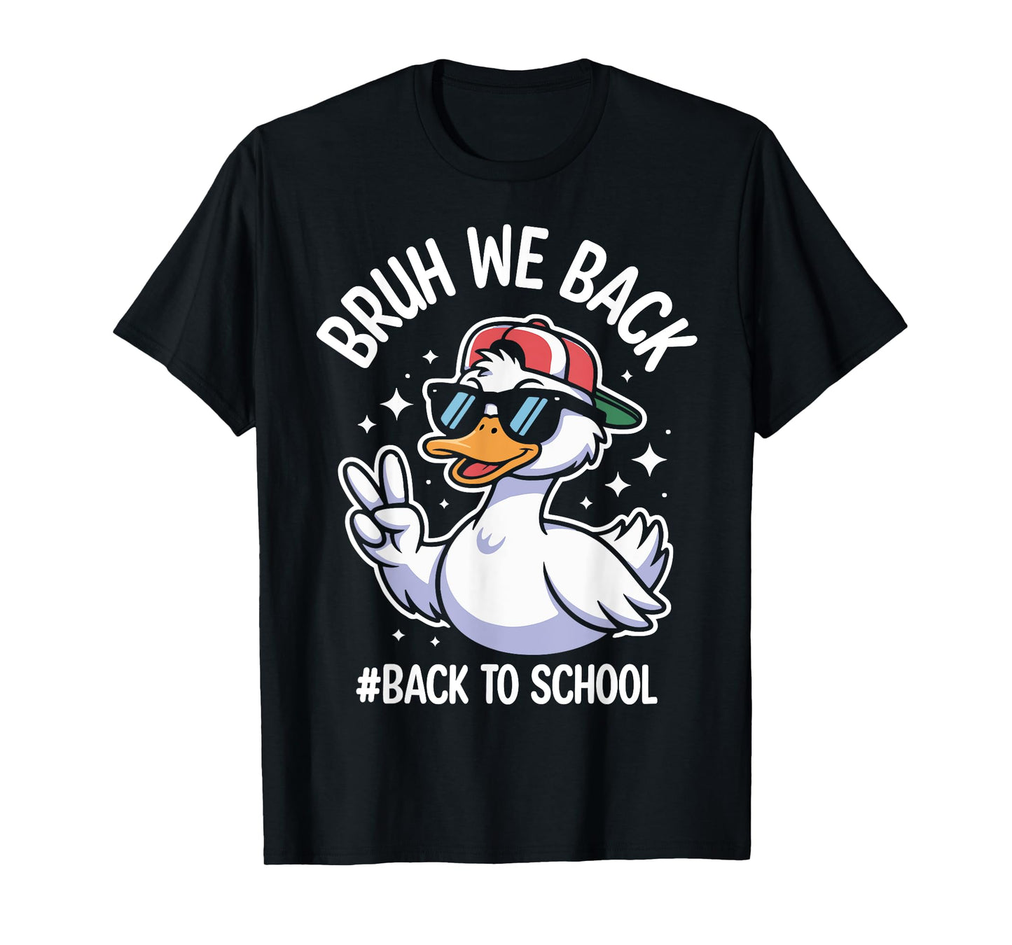 Retro Bruh We Back Teachers Kids Boys Girls Back To School T-Shirt