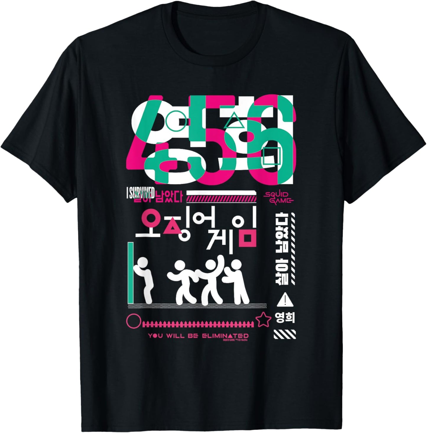 Squid Game You will be Eliminated Officially Licensed T-Shirt