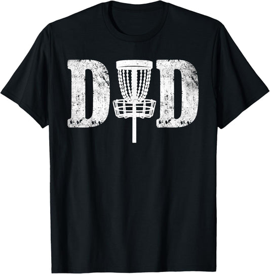 Disc Golf Dad Vintage Fathers day Funny Dad Disc Golf T-Shirt
