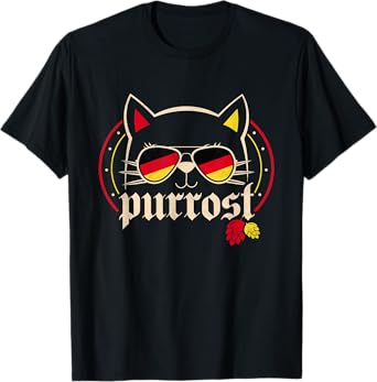 Purrost Cat German Beer Oktoberfest T-Shirt