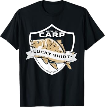 Carp Lucky Shirt Funny Fishing Accessories to Carp Fishing T-Shirt