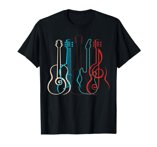 Playing Guitar Guitarist Music's Life T-Shirt