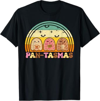 Pantasmas Ghost Vintage Halloween Mexican Spooky Conchas T-Shirt