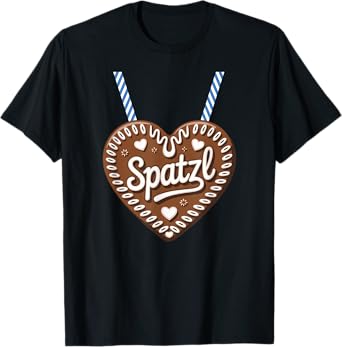Spatzl Gingerbread Heart German Folk Fest T-Shirt
