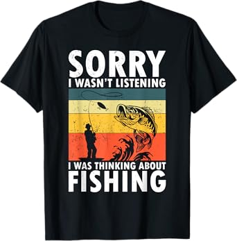 Funny Fishing Design For Men Women Fisherman Fishing Lover T-Shirt