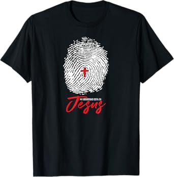 Mi Identidad en Jesus Tshirt Faith Inspirational Tees T-Shirt