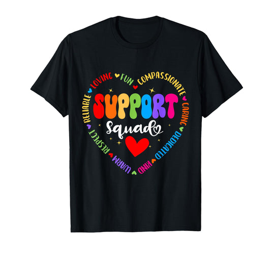 School Support Services Team Teacher Support Squad Women T-Shirt