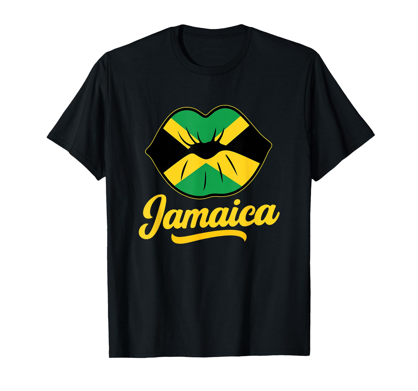Jamaican Flag Lips Vacation Trip Matching Family Summer T-Shirt