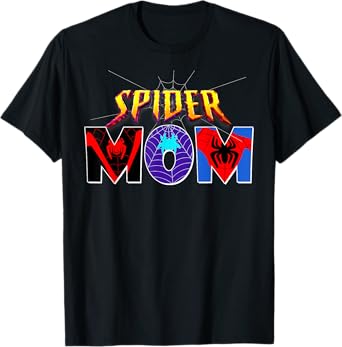 Spider Mom Mother's Day Shirt Matching Birthday & Halloween T-Shirt