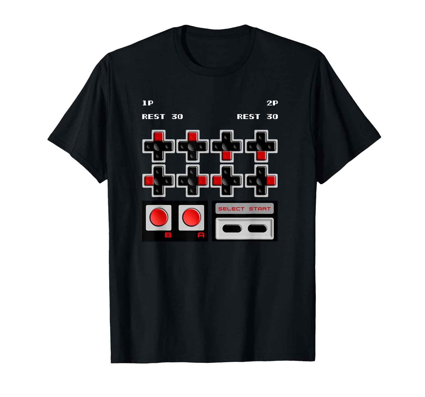 Retro 30 Lives Code Gamer Gear - Classic Cheat Code T-Shirt