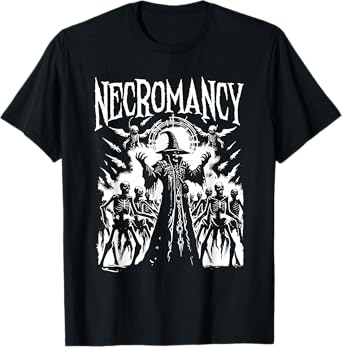 Necromancer - Vintage Creepy Monster Halloween Lover T-Shirt