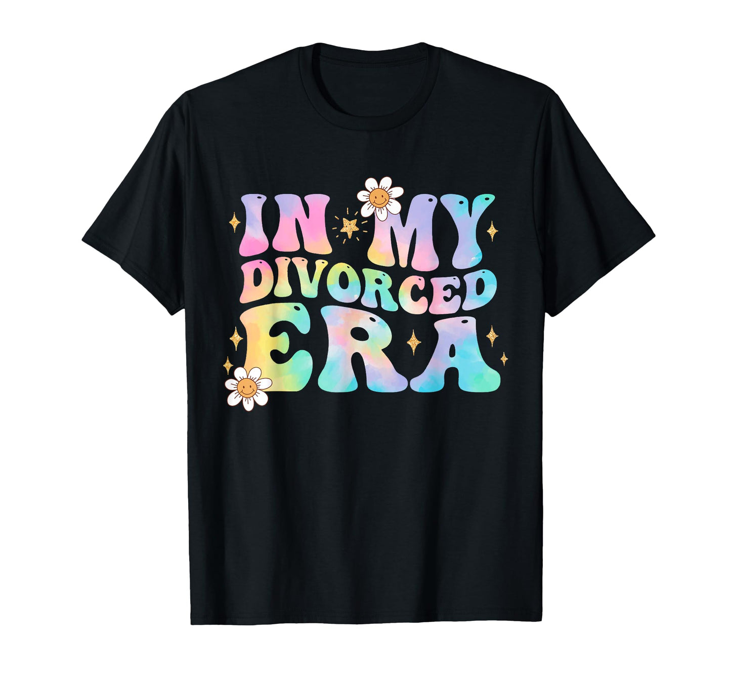 In My Divorced Era Tie Dye Breakup Divorce Party Divorcee T-Shirt