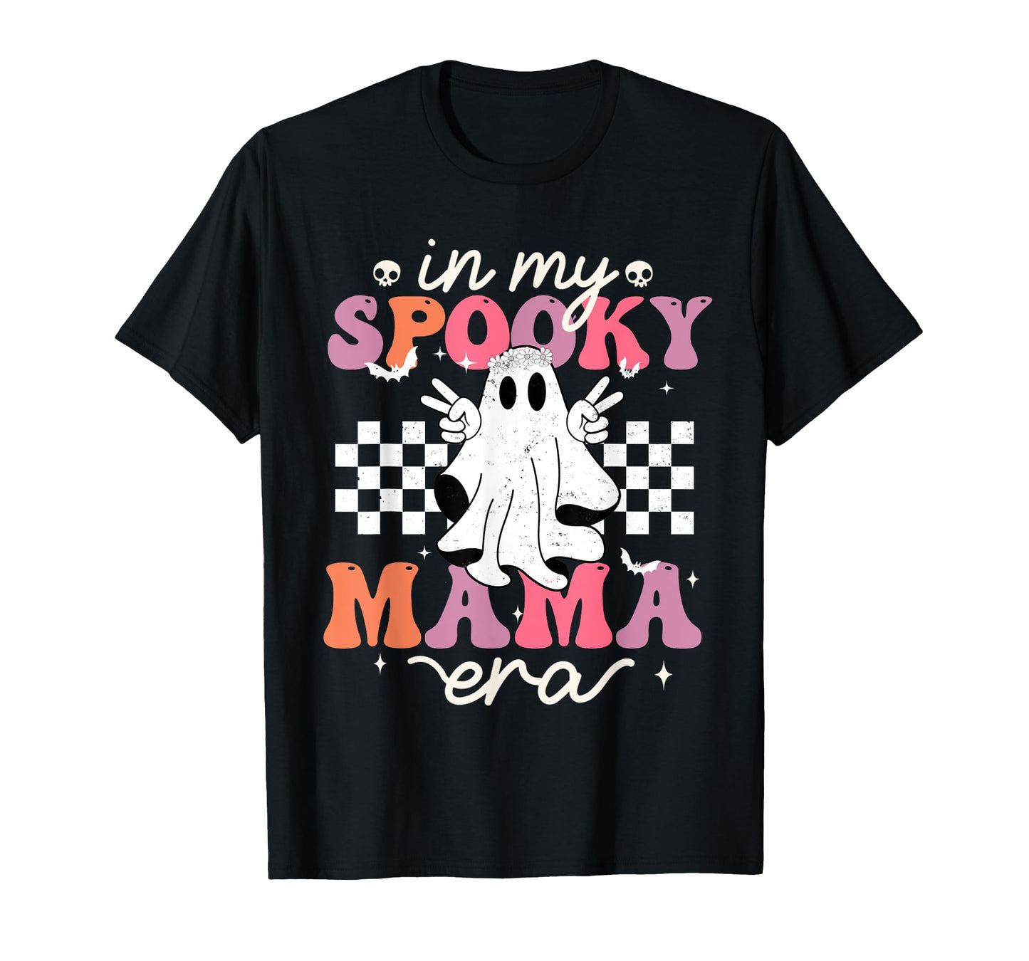 In My Spooky Mama Era Halloween Groovy Witchy Spooky T-Shirt