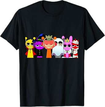 Sprunky Happy Halloween! | Simon Durple Oren Pinki Raddy T-Shirt