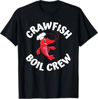 Crawfish Boil Crew Funny Matching Cajun Seafood Party Fest T-Shirt