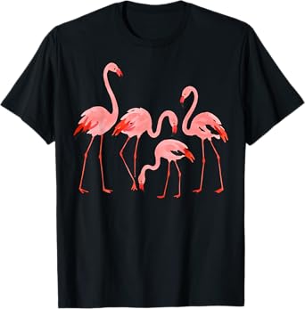 Funny Retro Flamingo Gift for Women Girls Flamingo Lovers T-Shirt