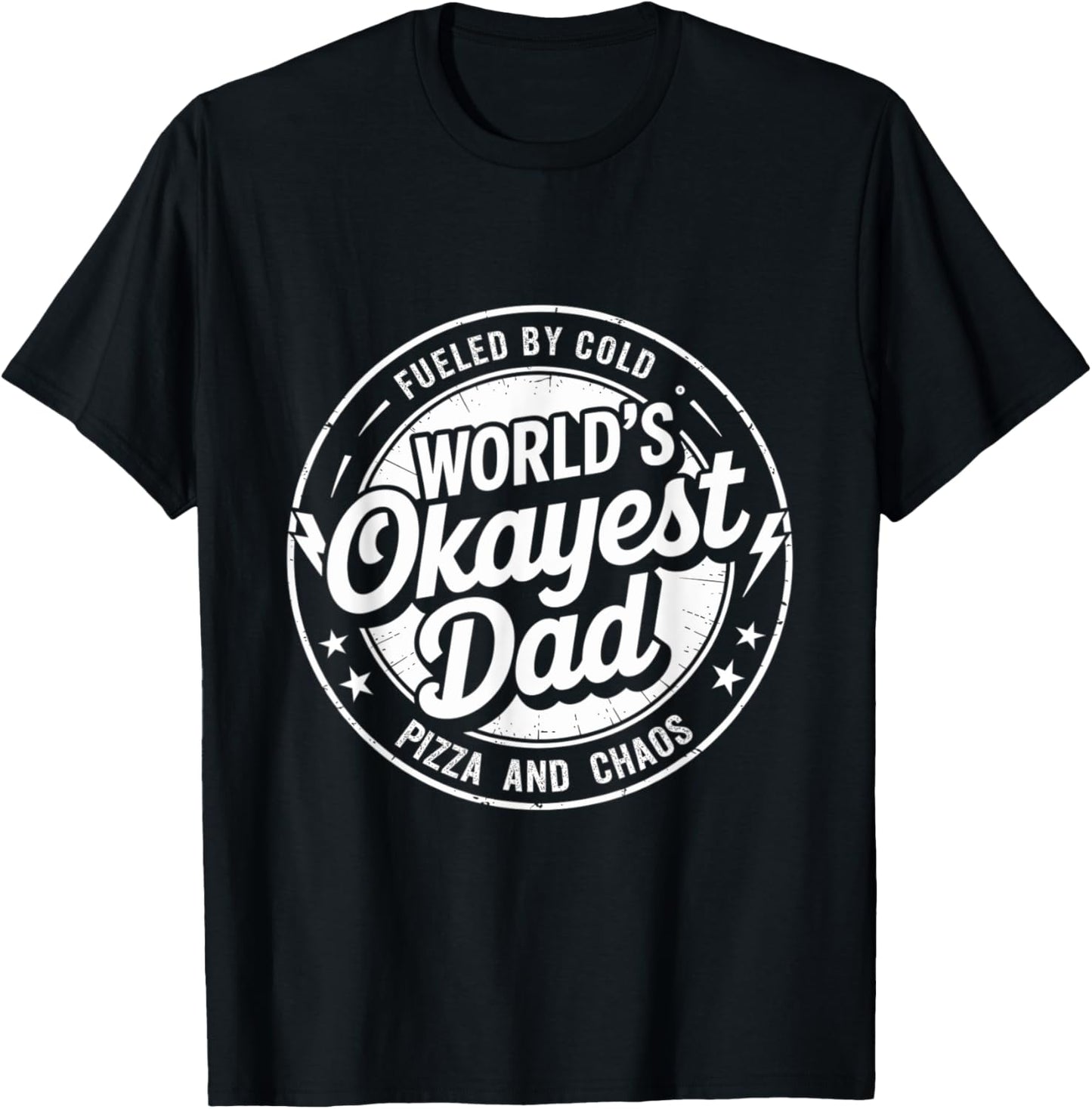 World’s Okayest Dad Funny Father’s Day – Vintage Style T-Shirt