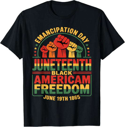 Juneteenth African American Freedom Black History June 19th T-Shirt