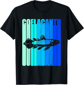 Colorful Text Coelacanth T-Shirt