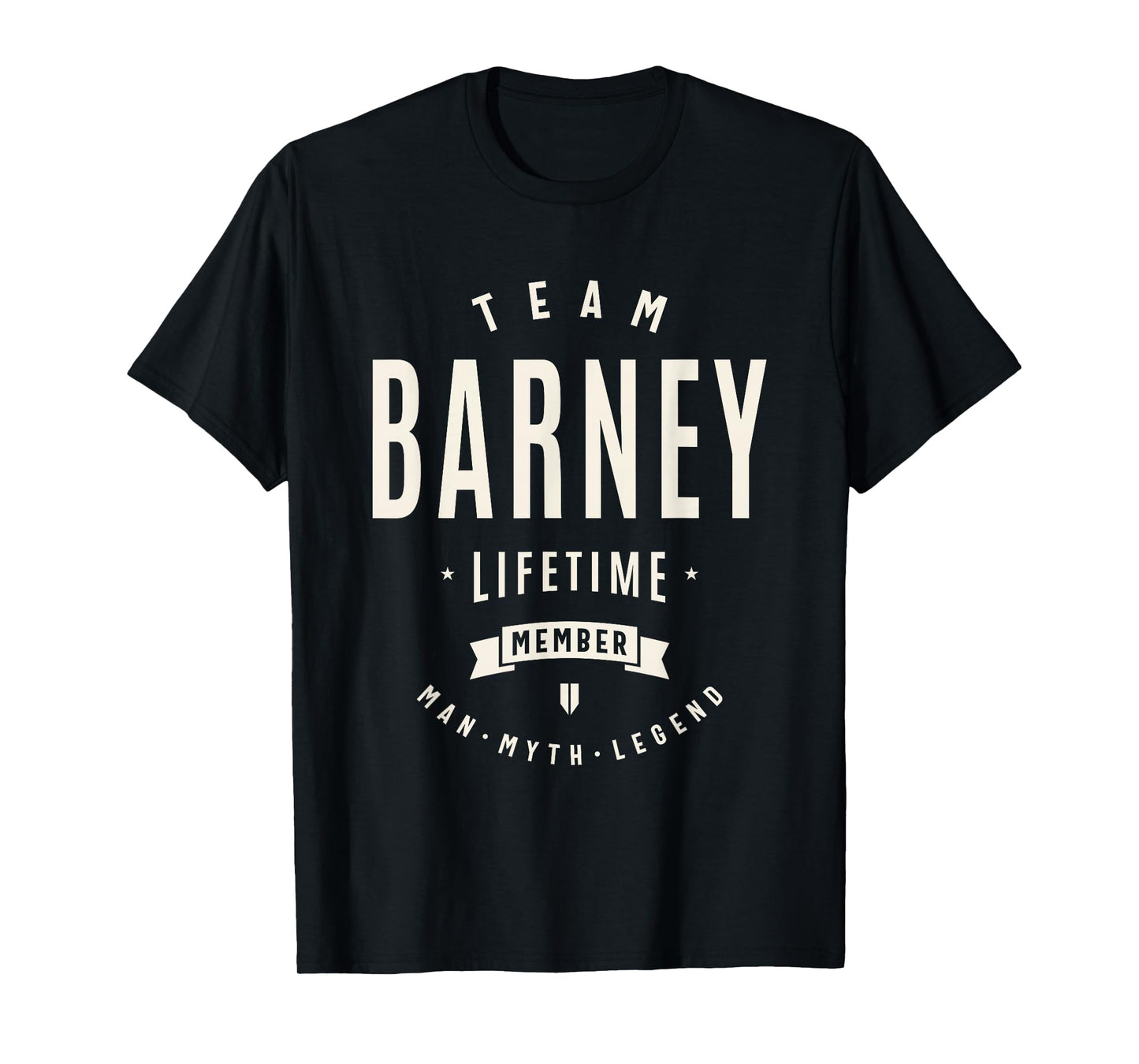 Team Barney Lifetime Member Funny Name Barney T-Shirt