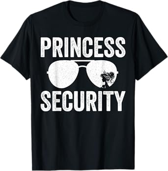 Princess Security Halloween Costume Dad Boy T-Shirt