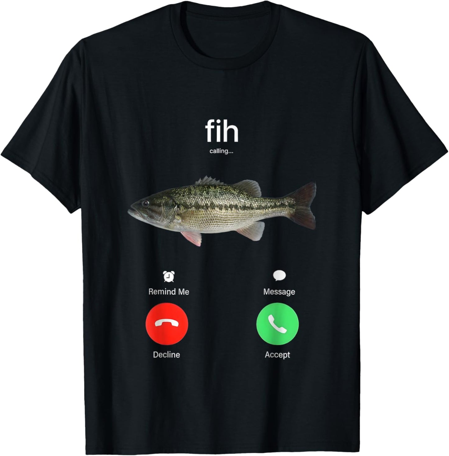 Fih Funny Misspelling Hilarious Fih Fish Humor T-Shirt