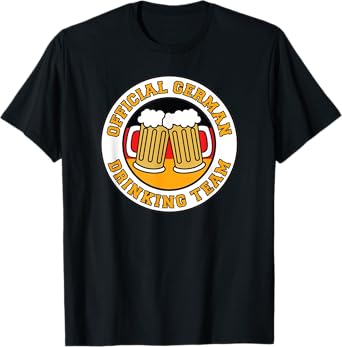 Official German Drinking Team Flag Germany Funny Beer T-Shirt