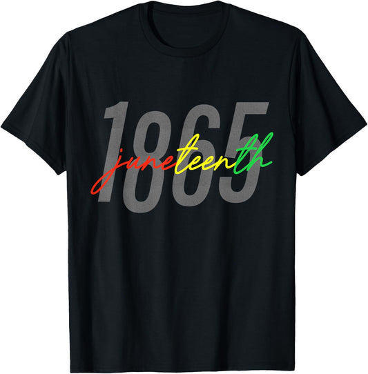 Juneteenth 2024 Celebrate Black Freedom 1865 For Men Women T-Shirt