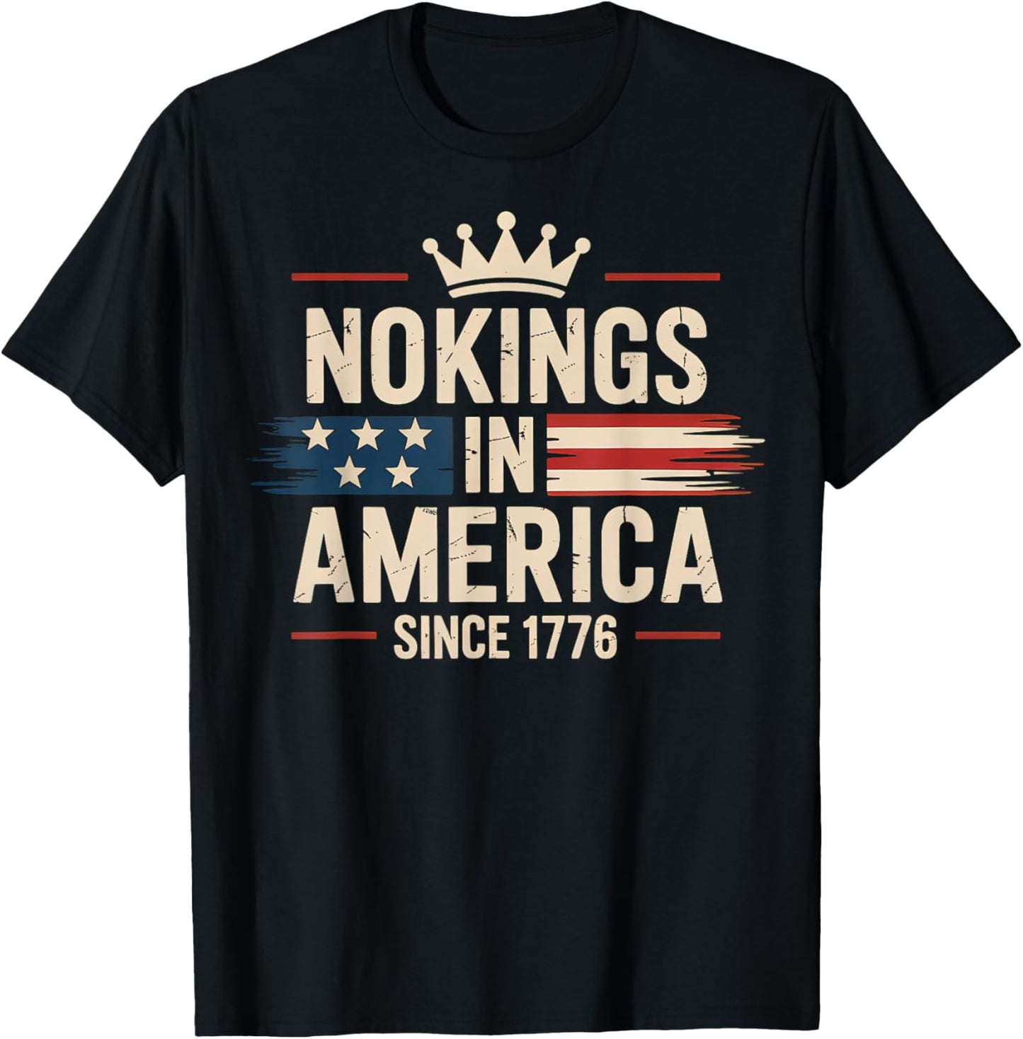 No Kings In America T-shirt