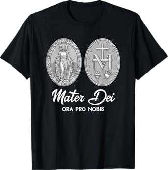 Miraculous Medal Marian Our Lady Catholic T-Shirt