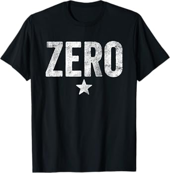 Vintage Grunge Alternative Zero Star 90s Rock Music T-Shirt