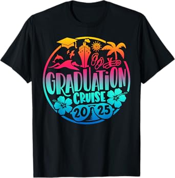 Graduation Cruise 2025 Ship Matching Friends Group Summer T-Shirt
