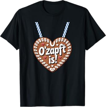 Ozapft is Heart Love German T-Shirt