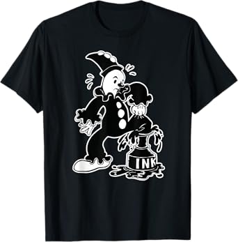 Koko the Clown Out of the Inkwell Gothic Vintage Cartoon T-Shirt