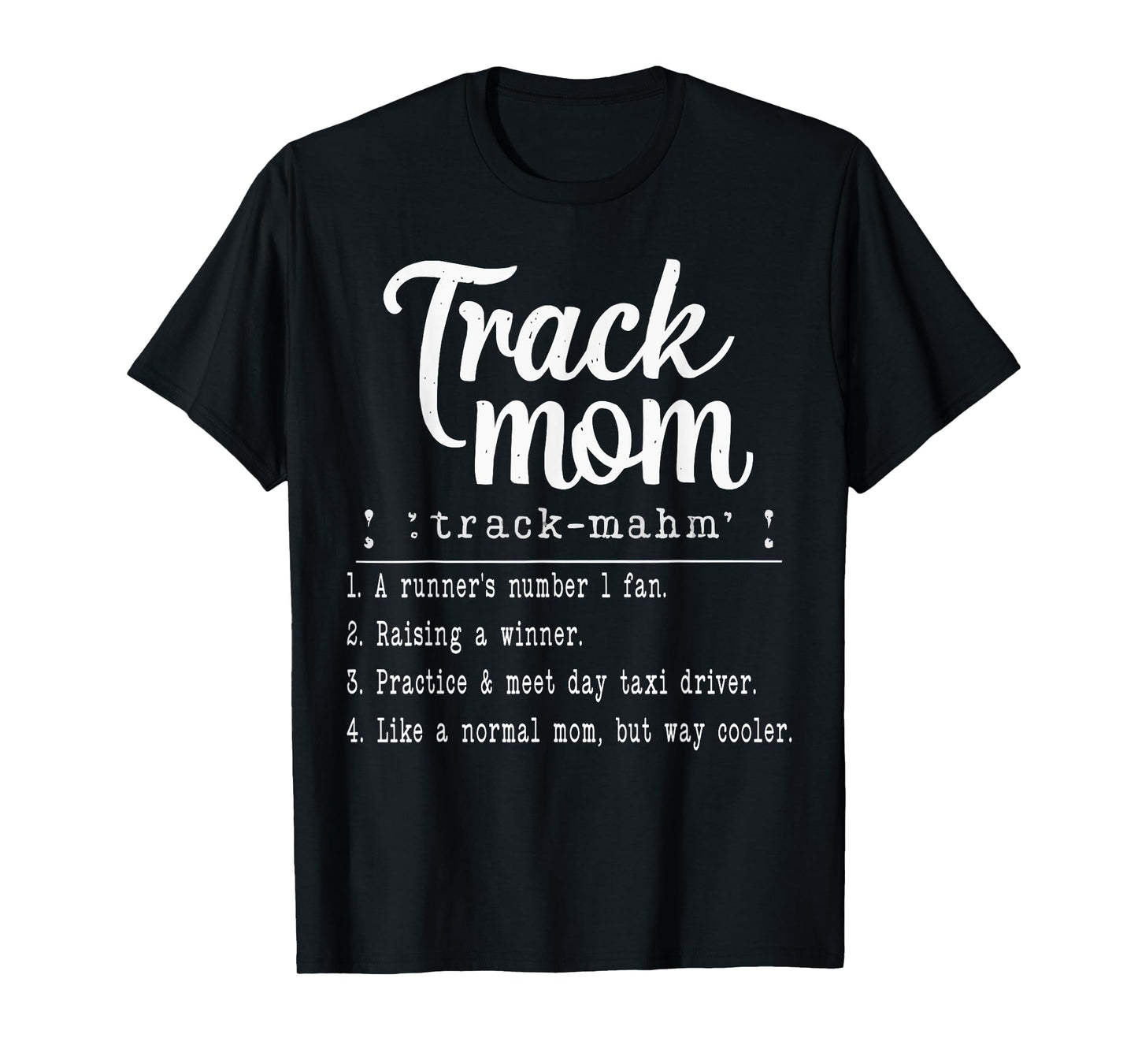 Track And Field Mom Athlete Runner Mothers Day T-Shirt
