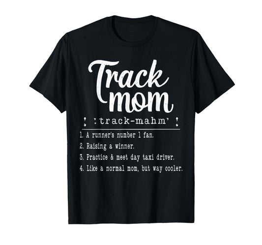 Track And Field Mom Athlete Runner Mothers Day T-Shirt
