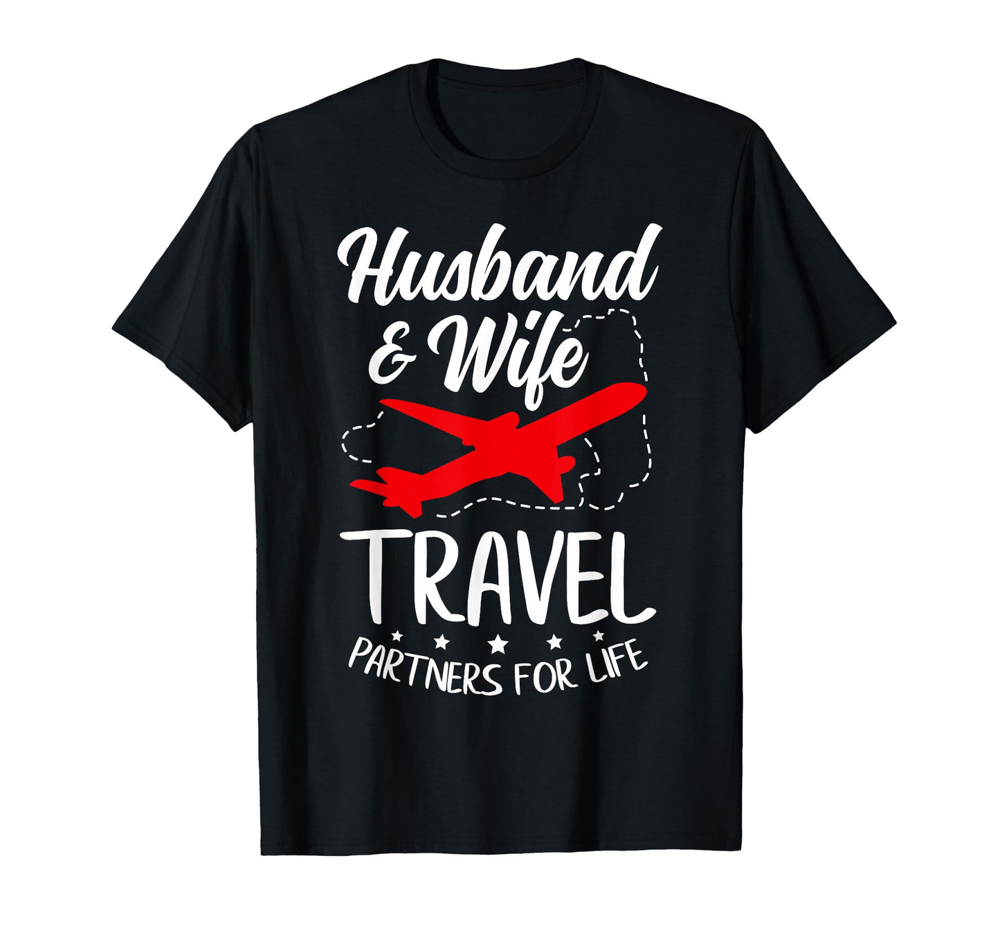 Couple Matching Husband And Wife Travel Partners For Life T-Shirt