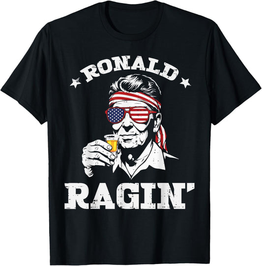 4th Of July Ronald Ragin Funny July Fourth Party Men Women T-Shirt