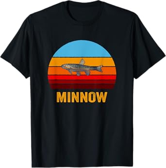 Retro Vintage Style Sunset Minnow T-Shirt