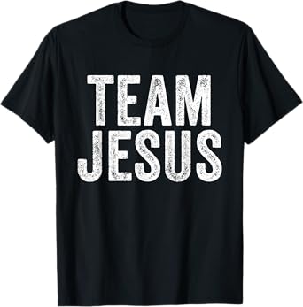 Team Jesus Religious Christian Believer Faith Christ Vintage T-Shirt