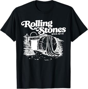 The Stone Was Rolled Away He Is Alive Retro Christian Easter T-Shirt