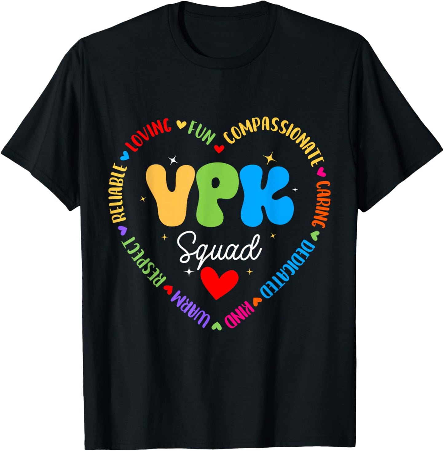 VPK Squad First Day Of VPK Back To School Tee | TeeBrew