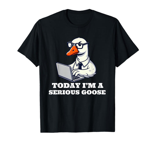 Today I'm a Serious Goose Funny Silly Goose T-Shirt