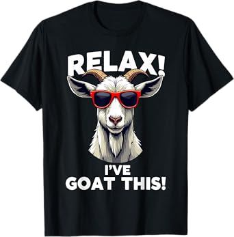 Goat Design For Men Women Goat Themed Domestic Goat Lover T-Shirt