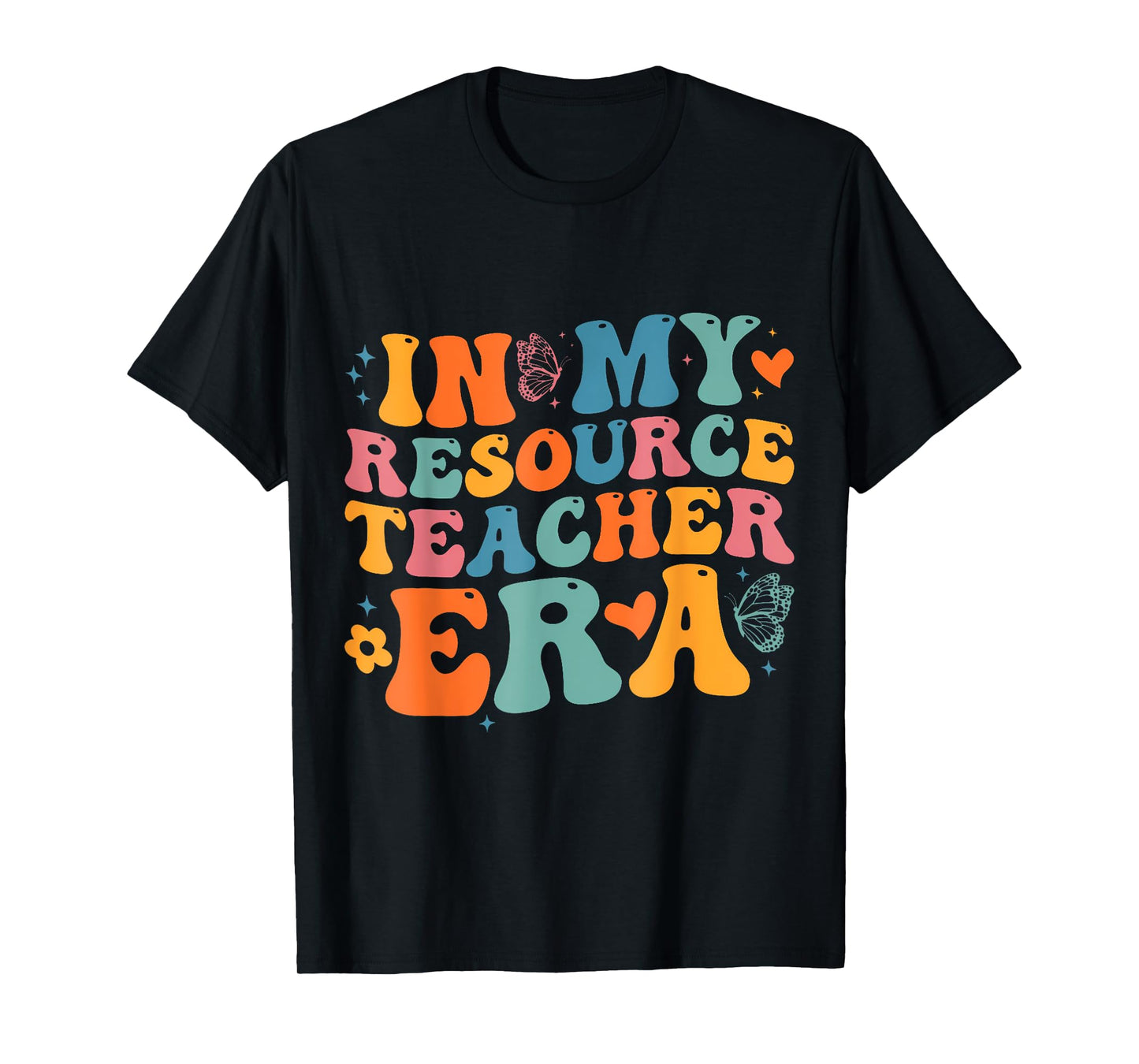 Groovy In My Resource Teacher Era Funny Men Women T-Shirt