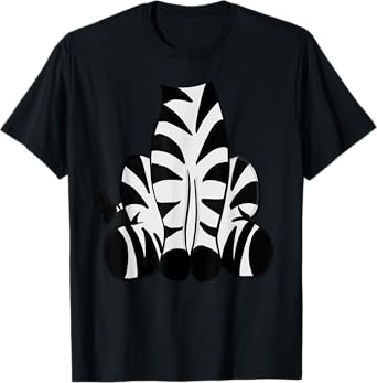 Zebra Halloween Costume Shirt - Cute Pretend Zebra Outfit T-Shirt