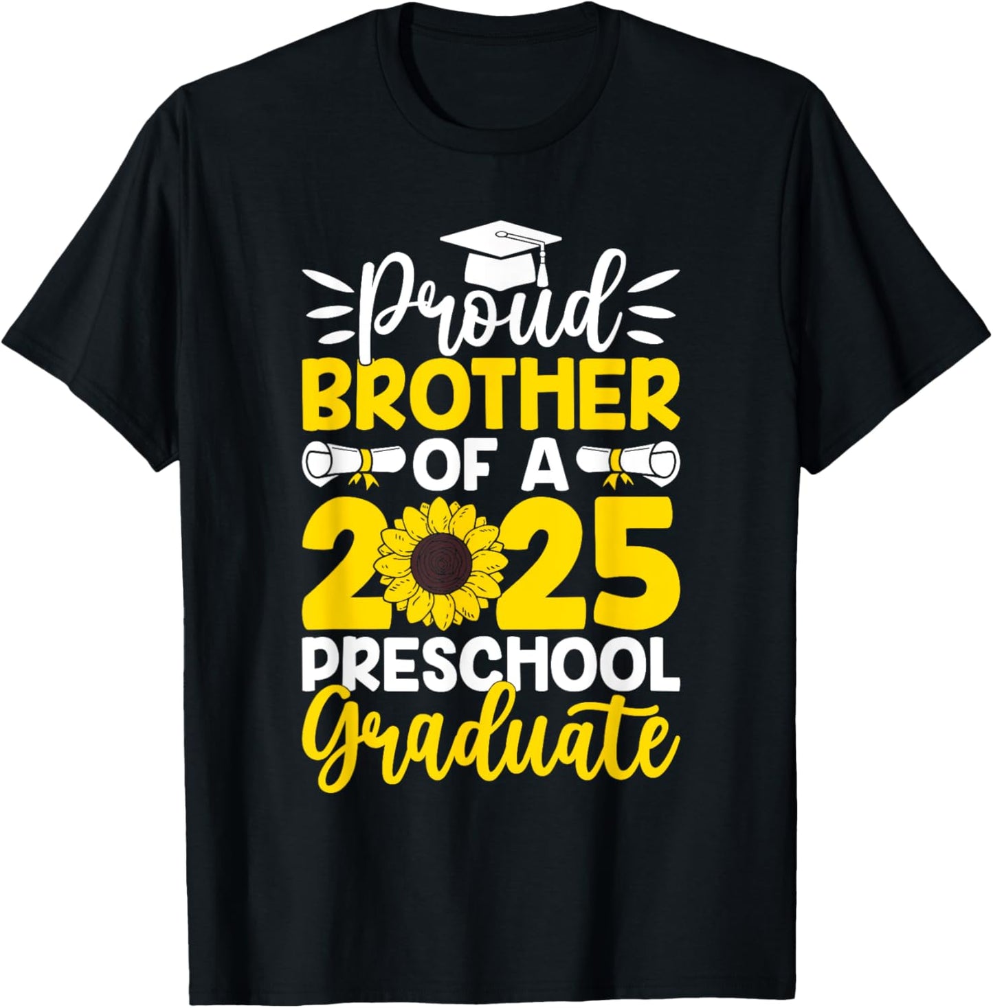 Proud Brother of a 2025 Preschool Pre-k Graduate Graduation T-Shirt