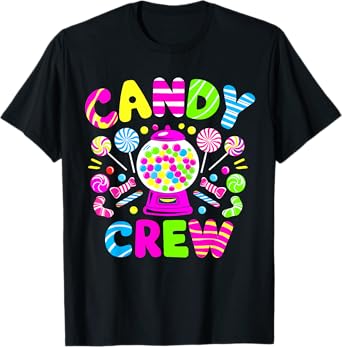 Candy Crew Costume Candy Land Kids Boy Girls Sweetie Squad T-Shirt