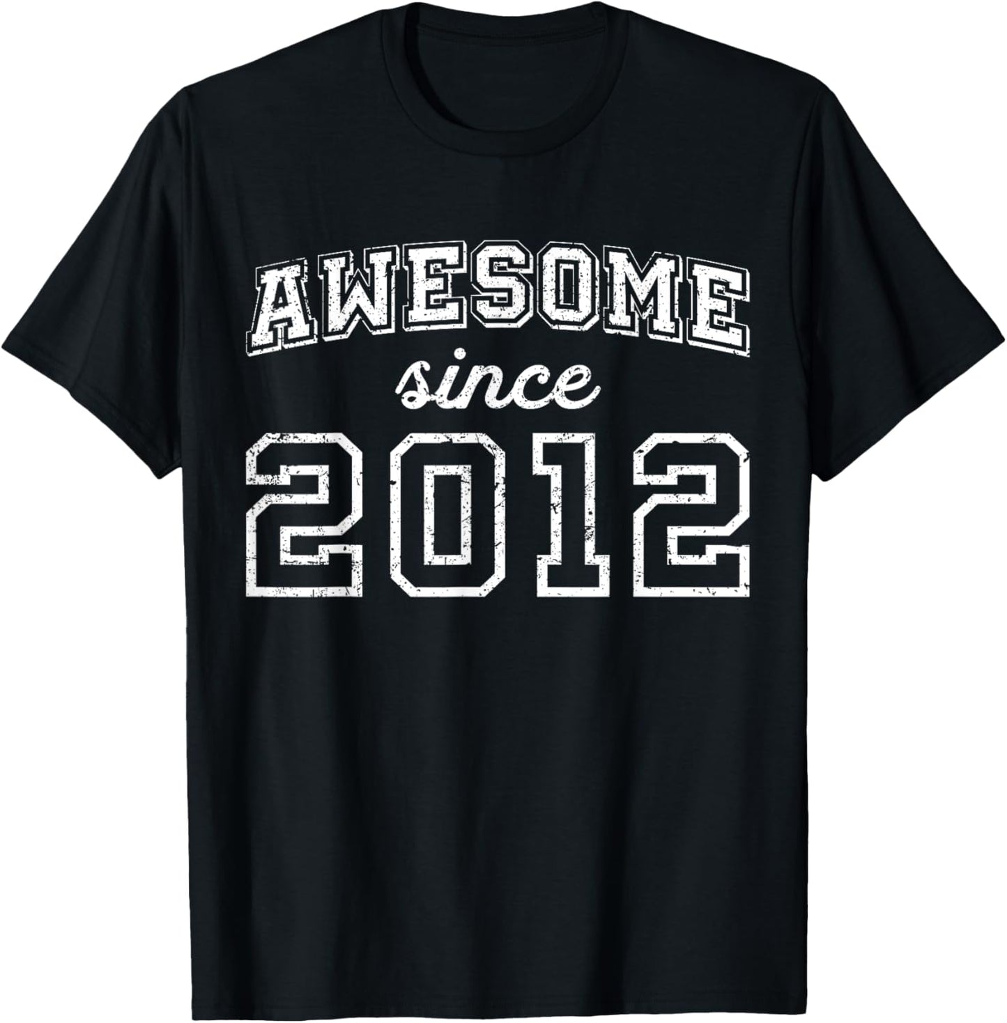 Awesome Since 2012 13th Birthday Boy 13 Teen Birthday T-Shirt